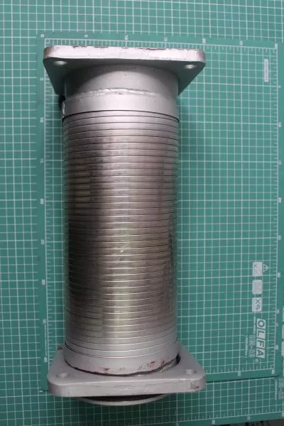 Гофра выхлопной системы D150, L320, (с фланцами) SHAANXI