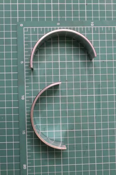 Вкладыши шатунные (ремонт + 0.25) CREATEK, WD615, WP10, (CK9391)