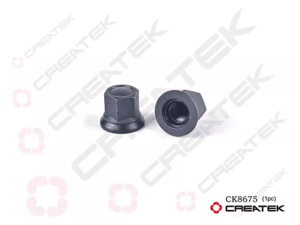 Гайка колесная (Front, с пылезащитным колпачком) CREATEK, (CK8675)