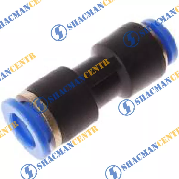 Фитинг на воздушный шланг двойник D4 (Синий, Пластик) HOWO