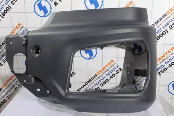 Облицовка фары (L, Серый, Металл, часть бампера) SHAANXI, X5000, Самосвал