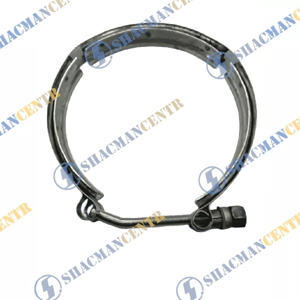 Хомут турбины D130 (Серый, Металл) HOWO