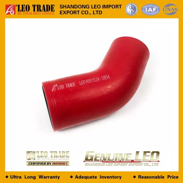 Патрубок радиатора L210, (Нижний, D55/60 L210) LEO TRADE, Евро-2, Евро-3, F3000, (LEO100152A)