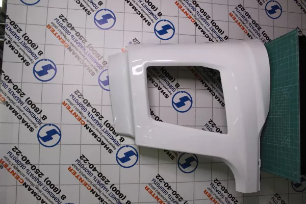 Облицовка фары (L, Белый, Пластик, часть бампера) SHAANXI, X5000, Тягач