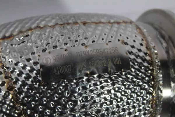 Труба выхлопная (колено от гофры глушителя) SHAANXI, X6000