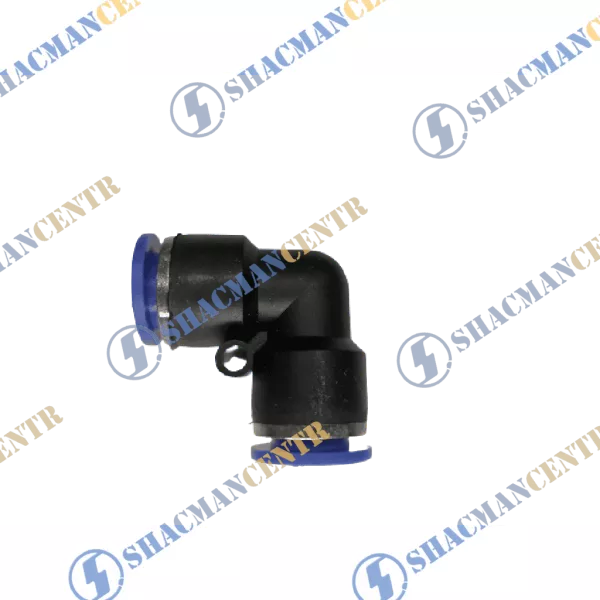 Фитинг на воздушный шланг угловой D12 H (Синий, Пластик) HOWO