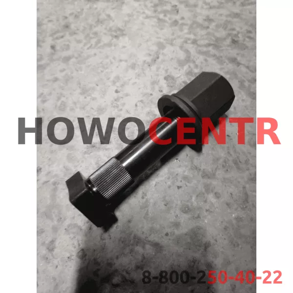 Шпилька колеса D23, L130, (Rear, без насечки,  с пылезащитным колпачком) LEO TRADE, (LEO600025A)