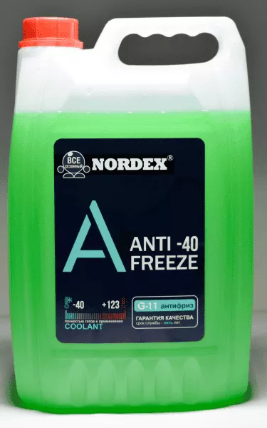 Антифриз  (Зеленый, 5кг -40°) NORDEX