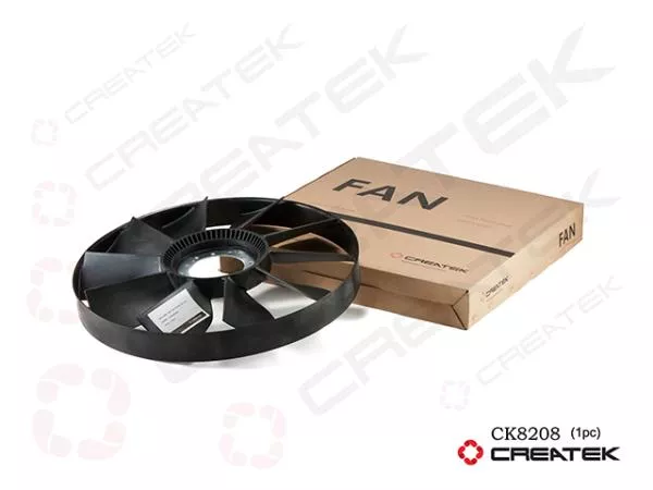 Вентилятор D640, (10 лопастей с ободом) CREATEK, (CK8208)