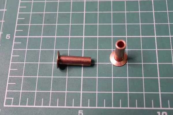 Заклёпка D6, L22, (Медь, пустотелая, FAW 2011г) CREATEK, (CK8471)