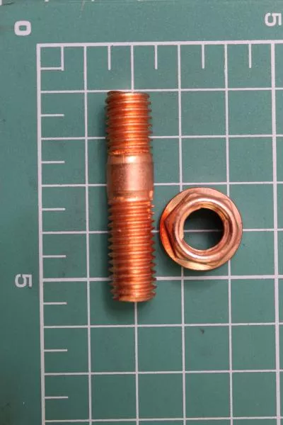 Болт крепления турбины D10, L55, (Медь) HOWO