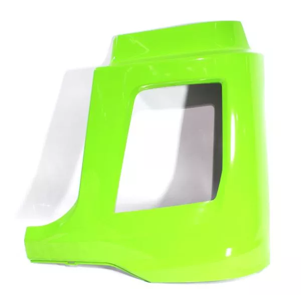 Облицовка фары (L, Зеленый, Пластик, часть бампера) SHAANXI, X5000, Тягач