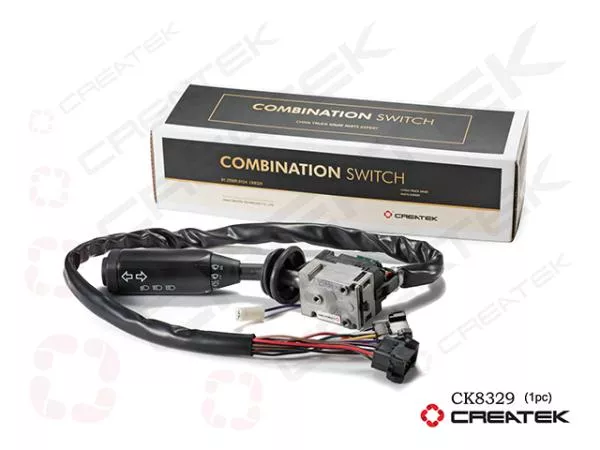 Переключатель поворотов (чёрные фишки) CREATEK, F2000, F3000, (CK8329)