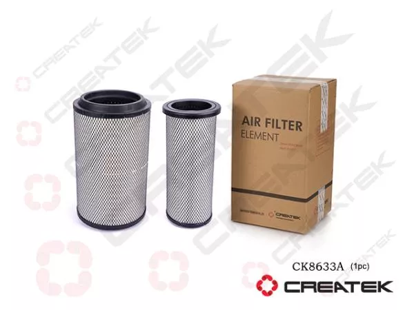 Фильтр воздушный (с резьбой) CREATEK, J6, (CK8633, 1109070-76A, K2845)