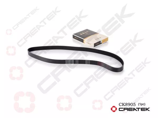Ремень ручейковый (8PK1143 вентилятора) CREATEK, ISM11, (CK8905)