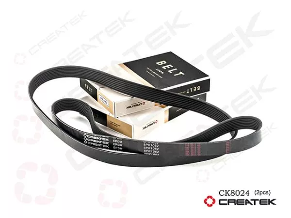 Ремень ручейковый (8PK1062 вентилятора) CREATEK, (CK8024)