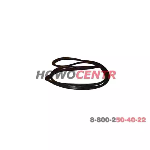 Уплотнитель лобового стекла (Черный, Резина) HOWO