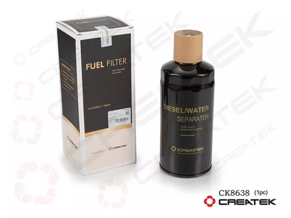 Фильтр топливный (Черный) CREATEK, Евро-3, D12, WP13, (CK8638)