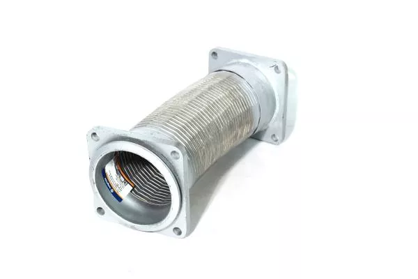 Гофра выхлопной системы D120, L330, (квадратные фланцы) SHAANXI