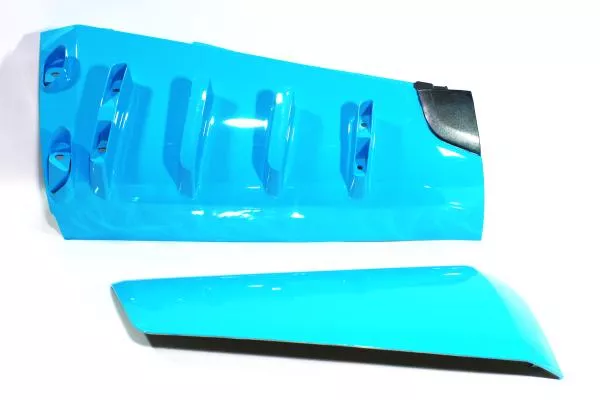 Обтекатель кабины (L, Голубой, Пластик, в сборе) SHAANXI, X5000