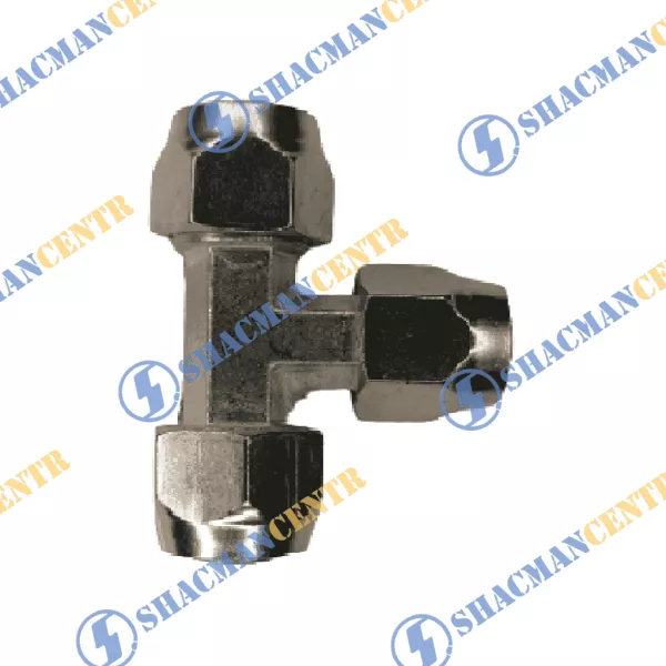 Фитинг стальной тройник D14 (Серебряный, Металл, гайка) HOWO