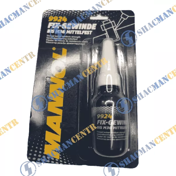 Фиксатор резьбовых соединений (Синий, Пластик,  10 мл демонтируемый   ) MANNOL