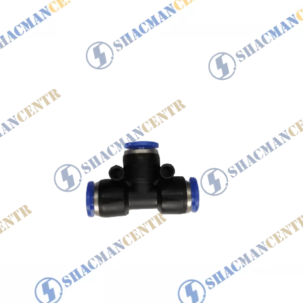 Фитинг на воздушный шланг тройник D4 Н (Синий, Пластик) HOWO