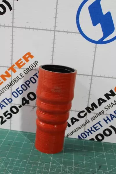 Патрубок водяного насоса D75, L200, (Нижний, Резина) SHAANXI, X3000, WP13