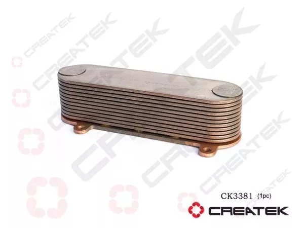 Радиатор масляный L295, (теплообменник ) CREATEK, WP12, (СК3381)