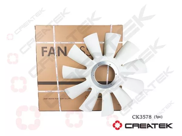 Вентилятор D740, (11 лопастей без обода) CREATEK, WP13, (CK3578)