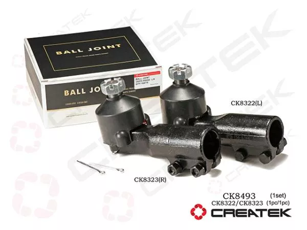Наконечники поперечной рулевой тяги (L/R, Металл, комплект) CREATEK, DongFeng, (CK8493)