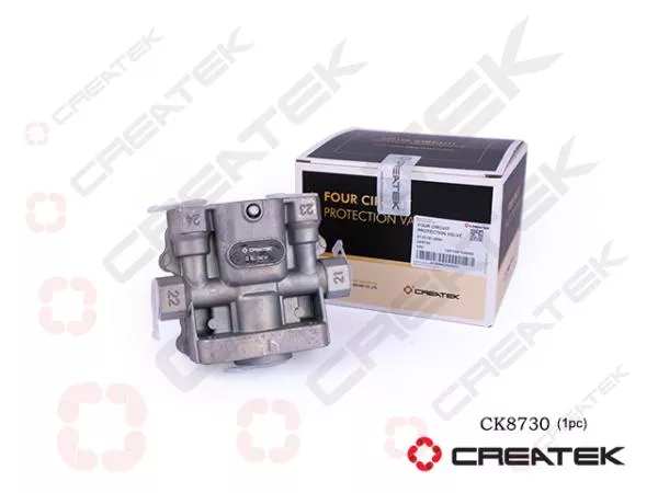 Клапан защитный тормозной системы (4-х контурный) CREATEK, F3000, F2000, (CK8730)