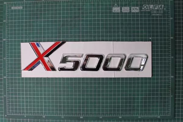 Логотип на капот (Серебряный, Пластик) SHAANXI, X5000