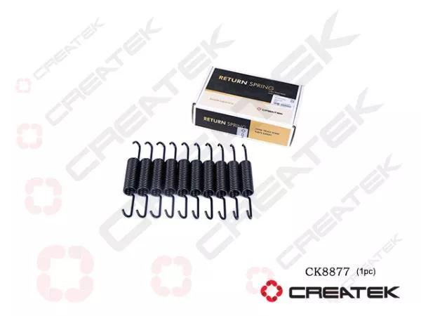 Пружина тормозных колодок L180, (короткая) CREATEK, (CK8877)