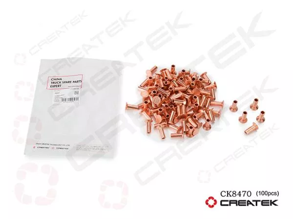 Заклёпка D8, L22, (Медь,  пустотелая, FAW 2008г) CREATEK, (CK8470)