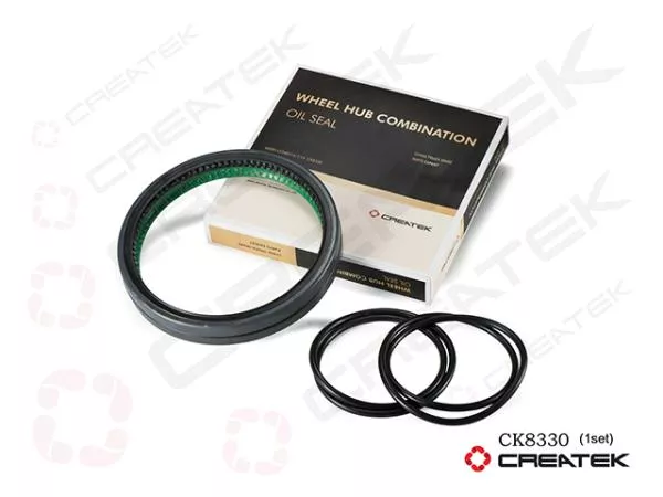 Сальник ступицы (Rear, цельный 190*220*14/13) CREATEK, A5, (CK8330)