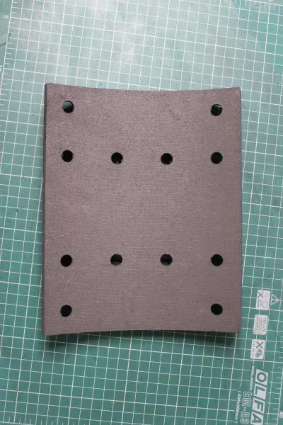 Накладка тормозная (Rear, 12 отверстий, 180х220) CREATEK, T5G, MCP16, (CK9237, WG9761450185)