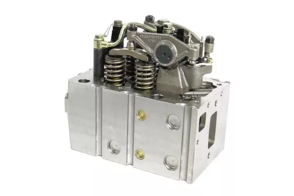 Головка блока цилиндра (в сборе под 6 шпилек, с электромагнитным клапаном) SHAANXI, Евро-5, WP10