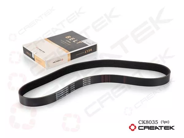 Ремень ручейковый (8PK1160 ветилятора) CREATEK, (CK8035)