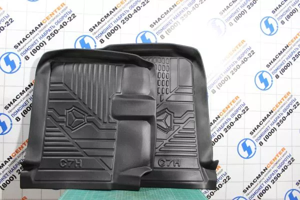 Коврики резиновые (Резина, с бортиком) SITRAK, C7H