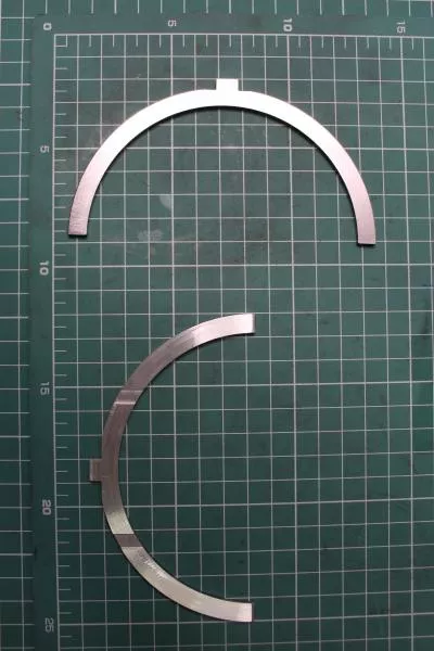 Кольцо стопорное коленвала (ремонт. 0,25) CREATEK, Евро-2, (CK8997)