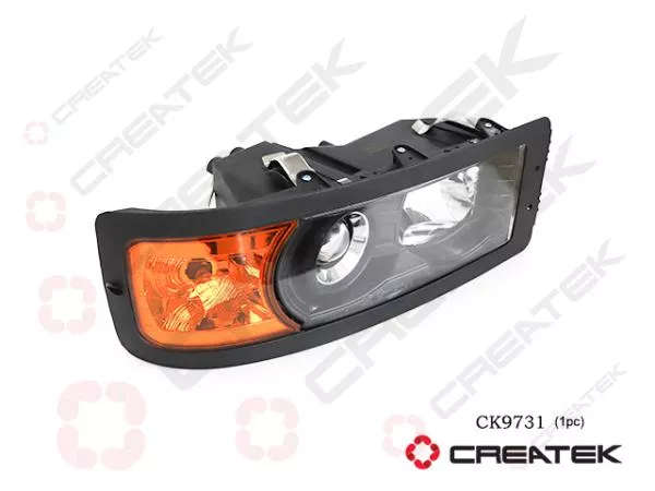 Фара (R, Стекло) CREATEK, F2000, (CK9731).