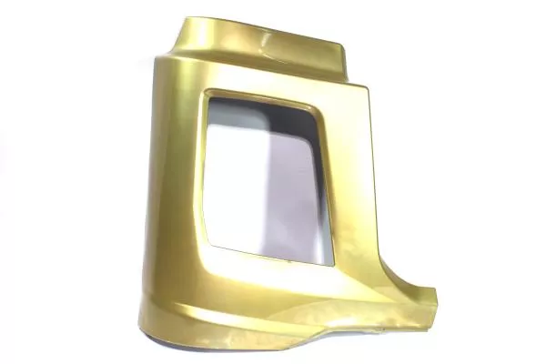 Облицовка фары (R, Золотой, Пластик, часть бампера) SHAANXI, X5000, Тягач