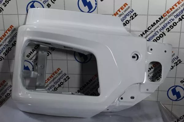 Облицовка фары (R, Белый, Металл, часть бампера) SHAANXI, X5000, Самосвал