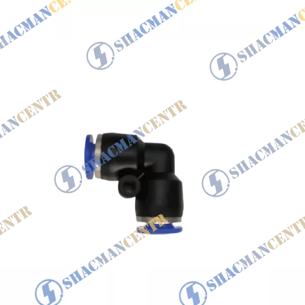 Фитинг на воздушный шланг угловой D6 H (Синий, Пластик) HOWO