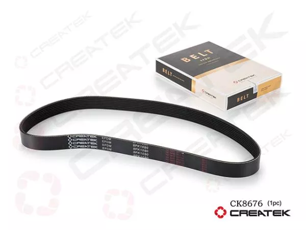 Ремень ручейковый (8PK1080 вентилятора) CREATEK, (CK8676)