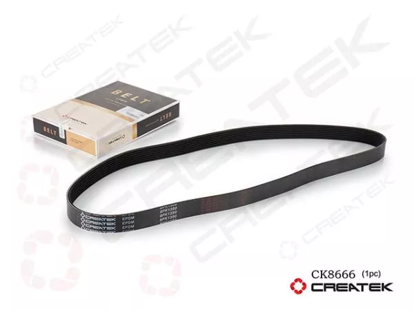 Ремень ручейковый (8PK1350) CREATEK, (CK8666)