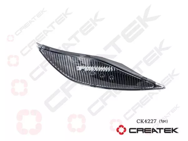 Фонарь солнцезащитного козырька (R, Белый, Пластик) CREATEK, X3000, (CK4227)