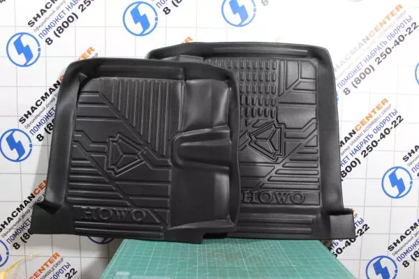 Коврики резиновые (Резина, с бортиком) SITRAK, T5G