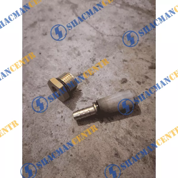 Фитинг на кран ручного тормоза (Желтый, Металл) SHAANXI